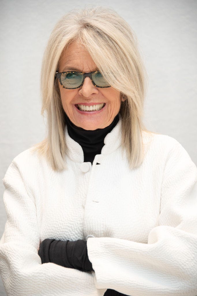 diane keaton hair for older women