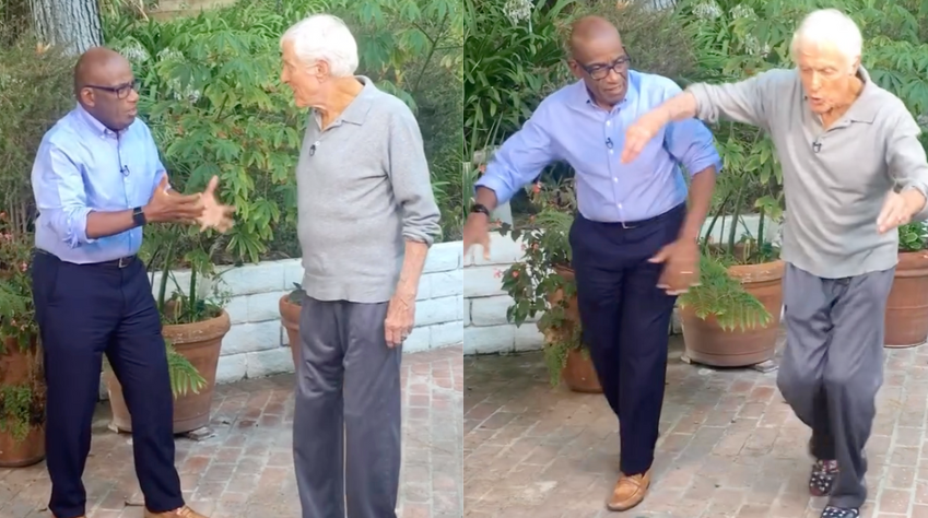 dick van syke birthday dancing al roker instagram