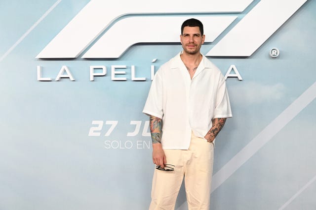 diego matamoros en la premiere de la pelicula 'f1'