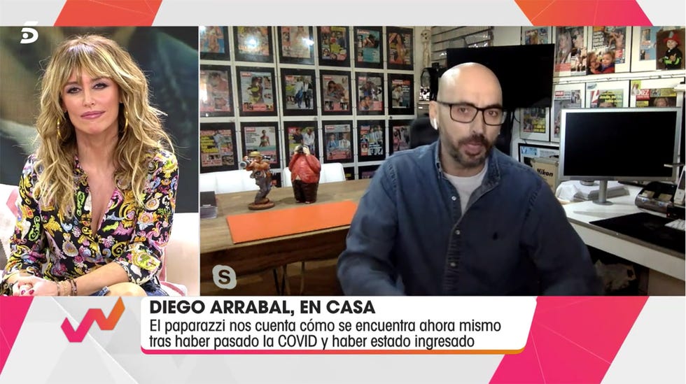 diego arrabal junto a emma en videollamada