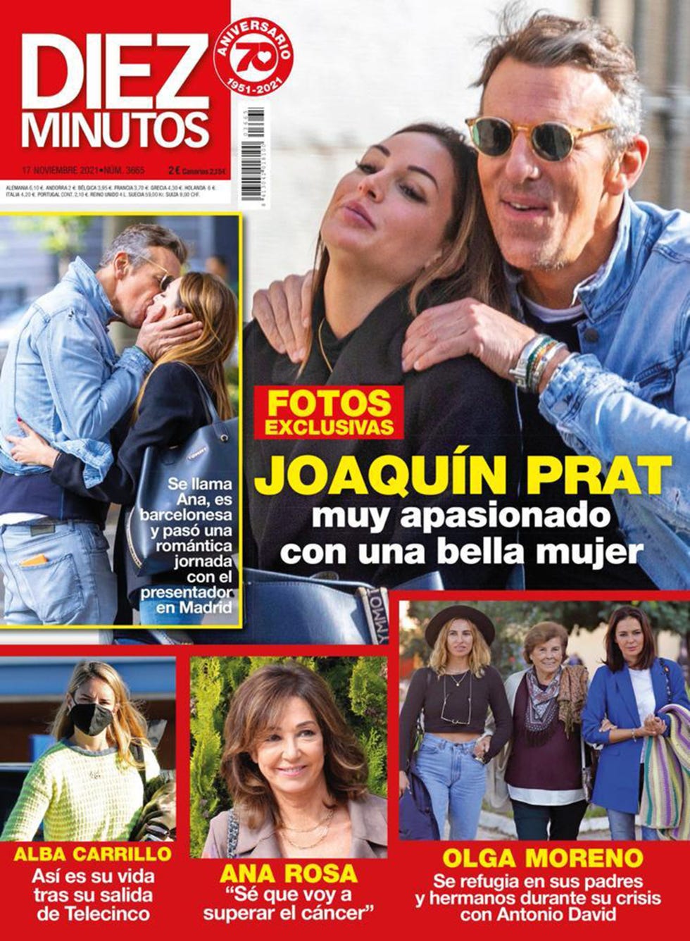 en la portada de nuestra revista descubrirás a la nueva amiga especial del presentador