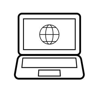 digital privacy icons laptop