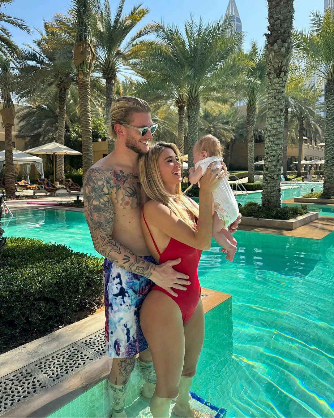 Diletta Leotta e Loris Karius festeggiano i 5 mesi della figlia