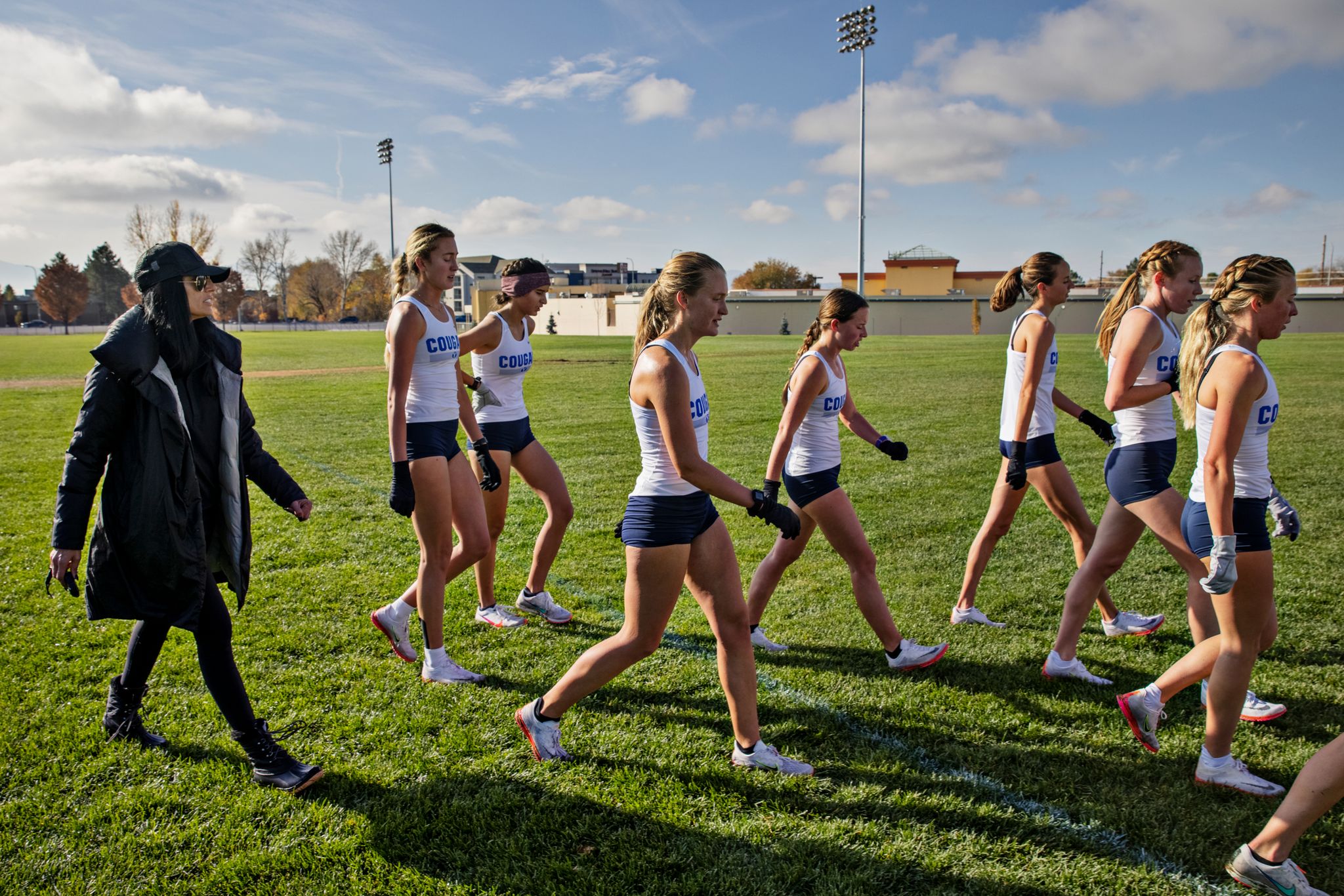 byu womens cross country coach diljeet taylor on nov 8 2021 in provo ut