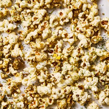 popcorn with dill pickle seasoning