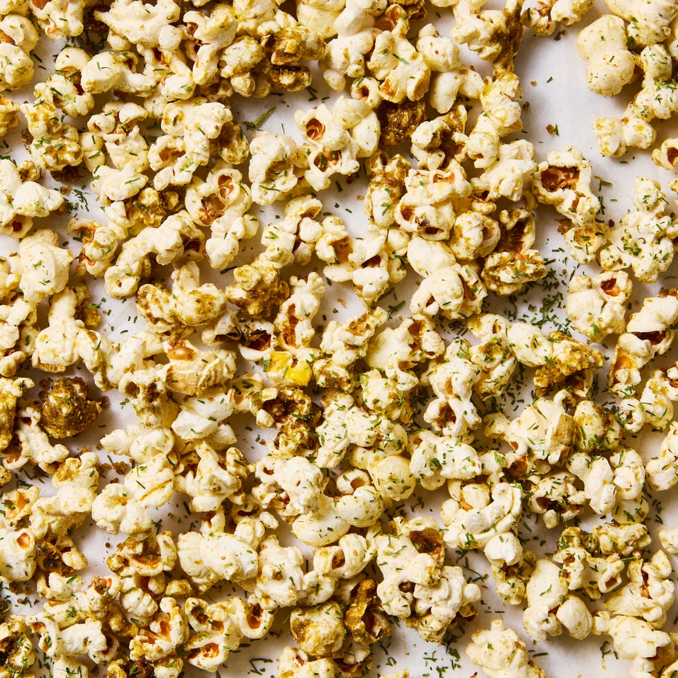 popcorn with dill pickle seasoning