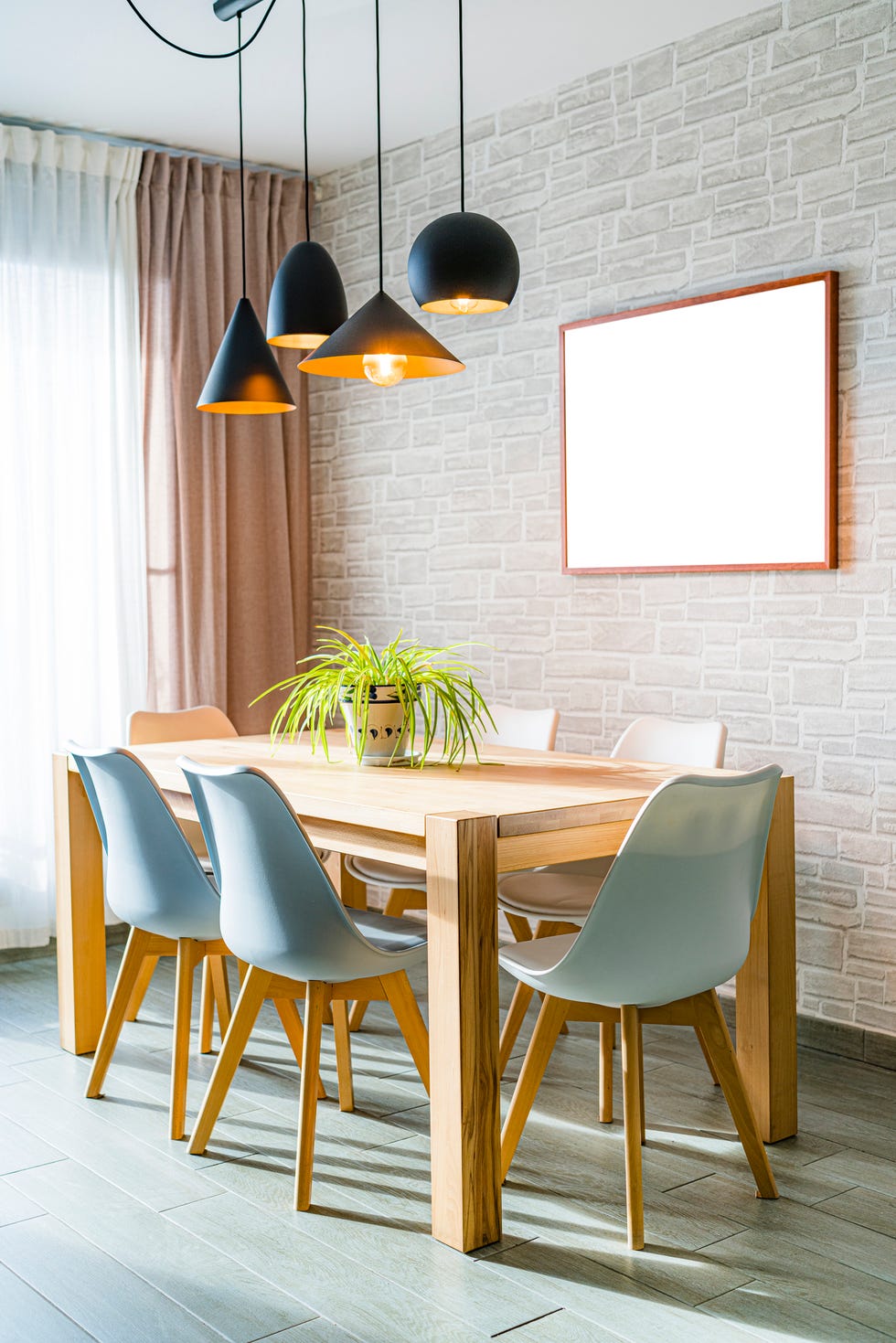 modern dining table in a small apartment high resolution 42mp studio digital capture taken with sony a7rii and zeiss batis 40mm f20 cf lens