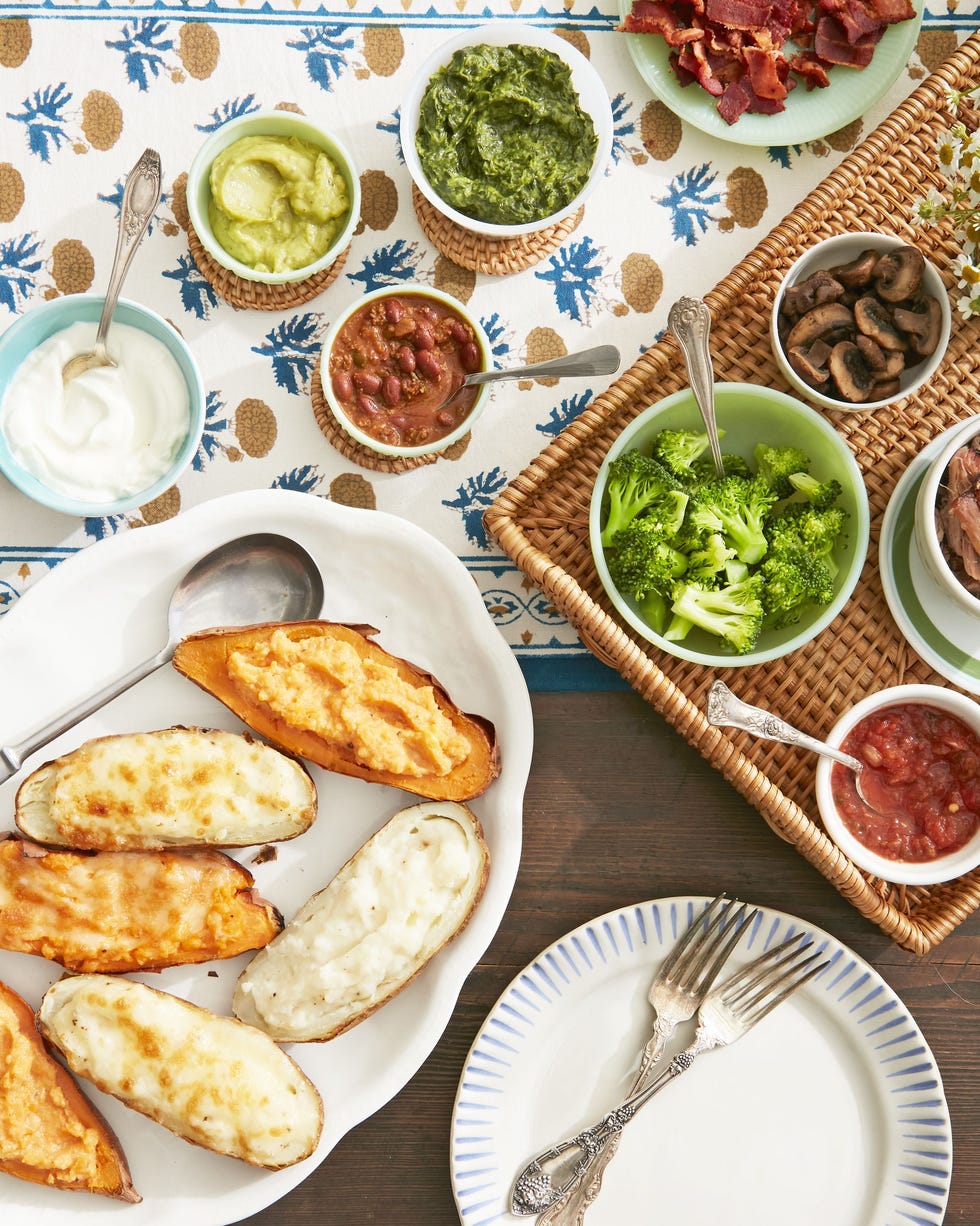 loaded potato bar