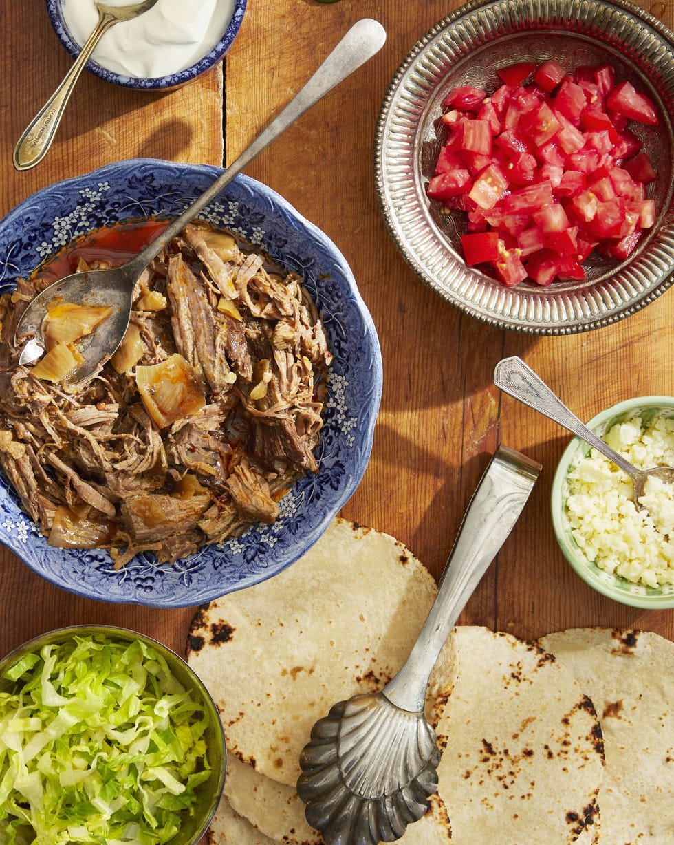 slow cooker beef tacos