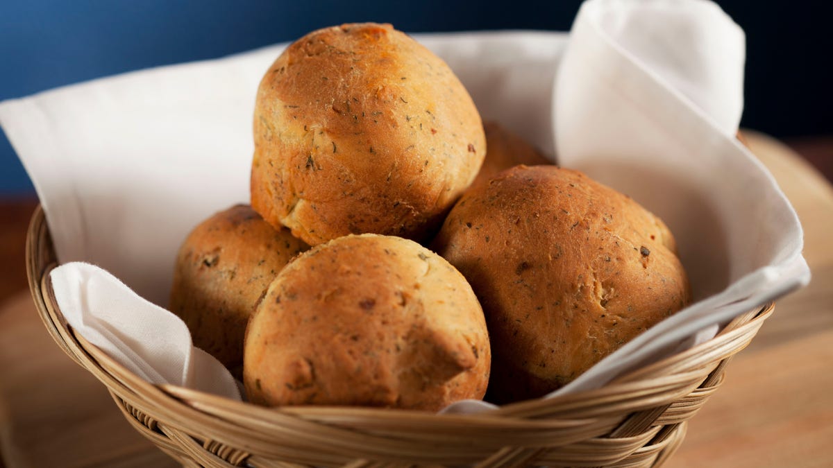 Video player poster image preview for Why Haven't We Ever Thought Of Goat Cheese-Stuffed Dinner Rolls Before?