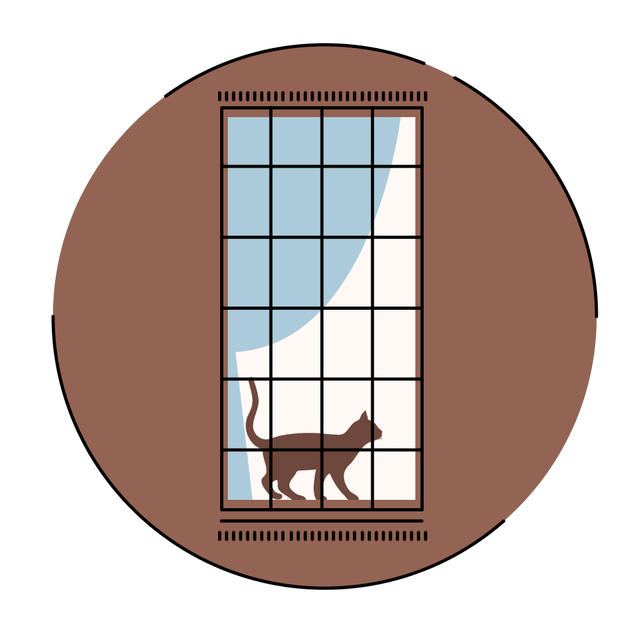 Window, Circle, Table, Illustration, Clip art, Fawn, 