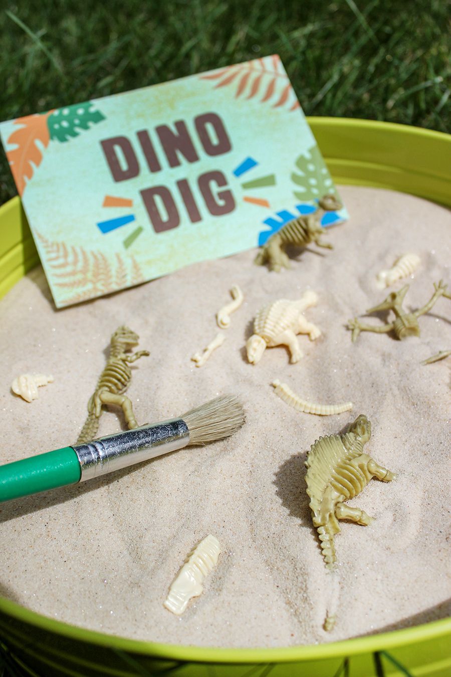DIY Dinosaur Birthday Party Game Kids Will Love! - Grass Stains