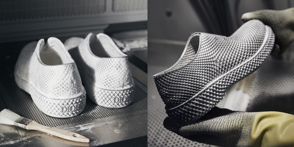 dior 3dprinted shoes aw23