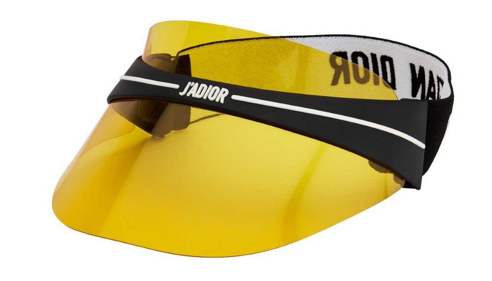 Helmet, Yellow, Personal protective equipment, Goggles, Headgear, Visor, Glasses, Sports gear, Cap, Sports equipment, 