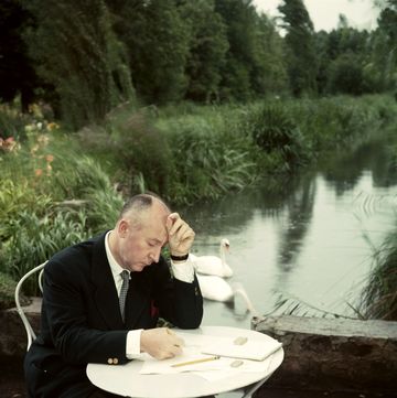 france   circa 1950  christian dior in france in the 1950s   at work  photo by kammermangamma rapho via getty images
