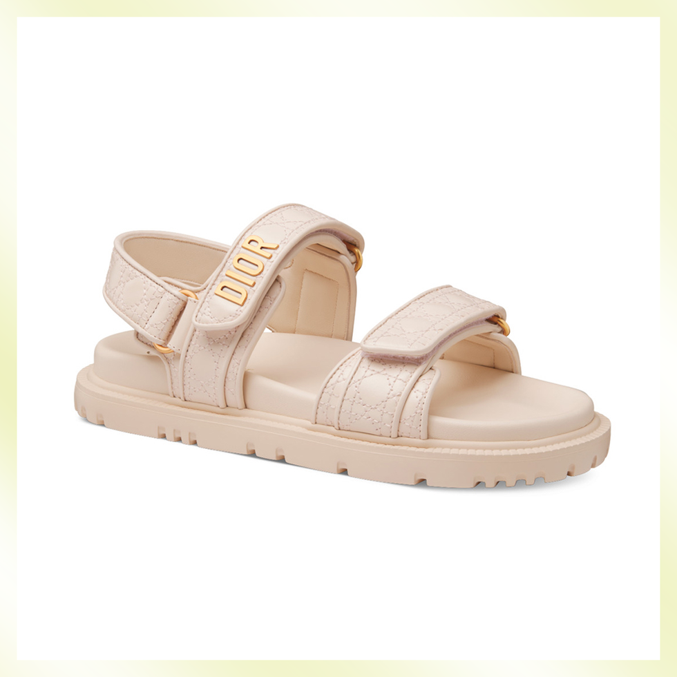 Dior☆ウェッジサンダル CDロゴ レザー 厚底 ヒール9.5cm Dior☆ウェッジサンダル CDロゴ レザー 厚底 ヒール9.5cm (Dior