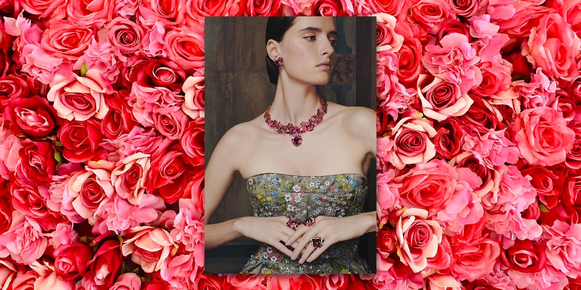 Dior deals flower necklace