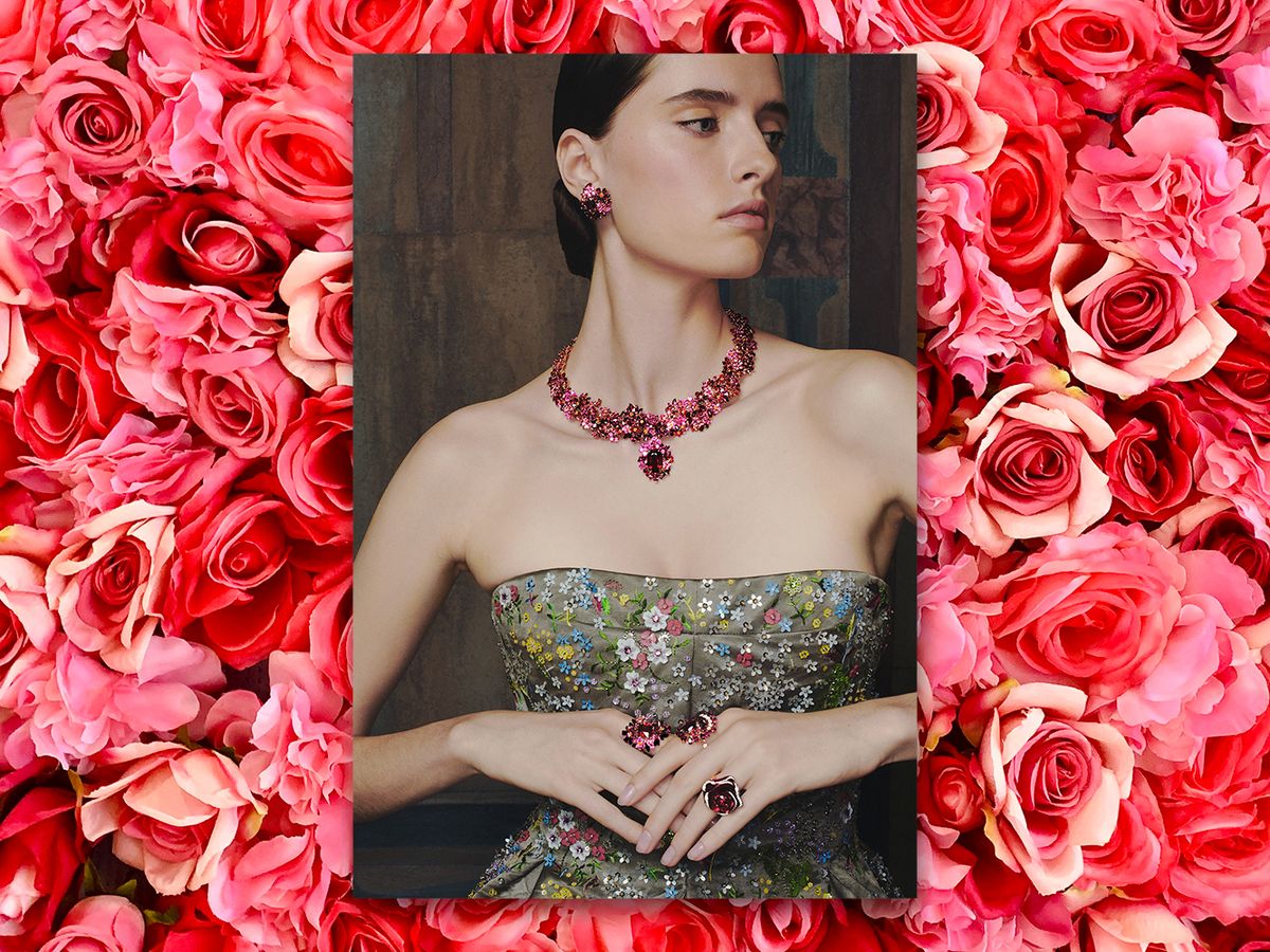 Small Rose Dior Couture Necklace