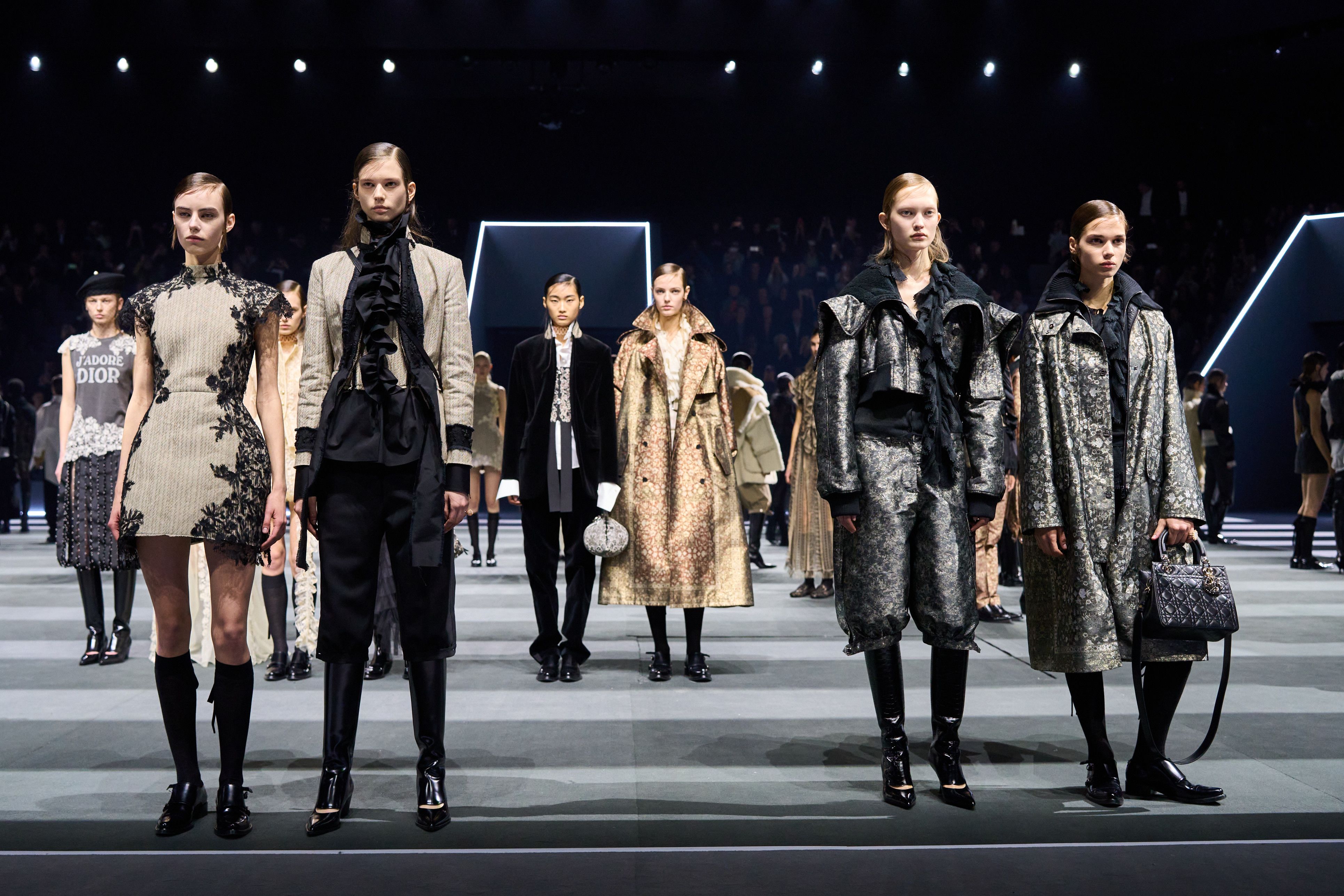 Dior レザーコート トレンチ ランウェイピース