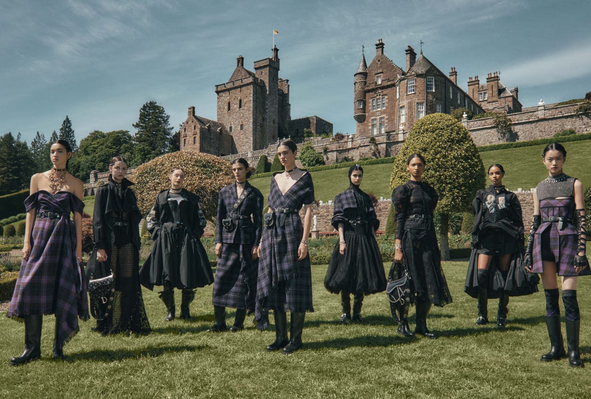 Dior takes on the kilt and celebrates Scotland for Cruise 2025