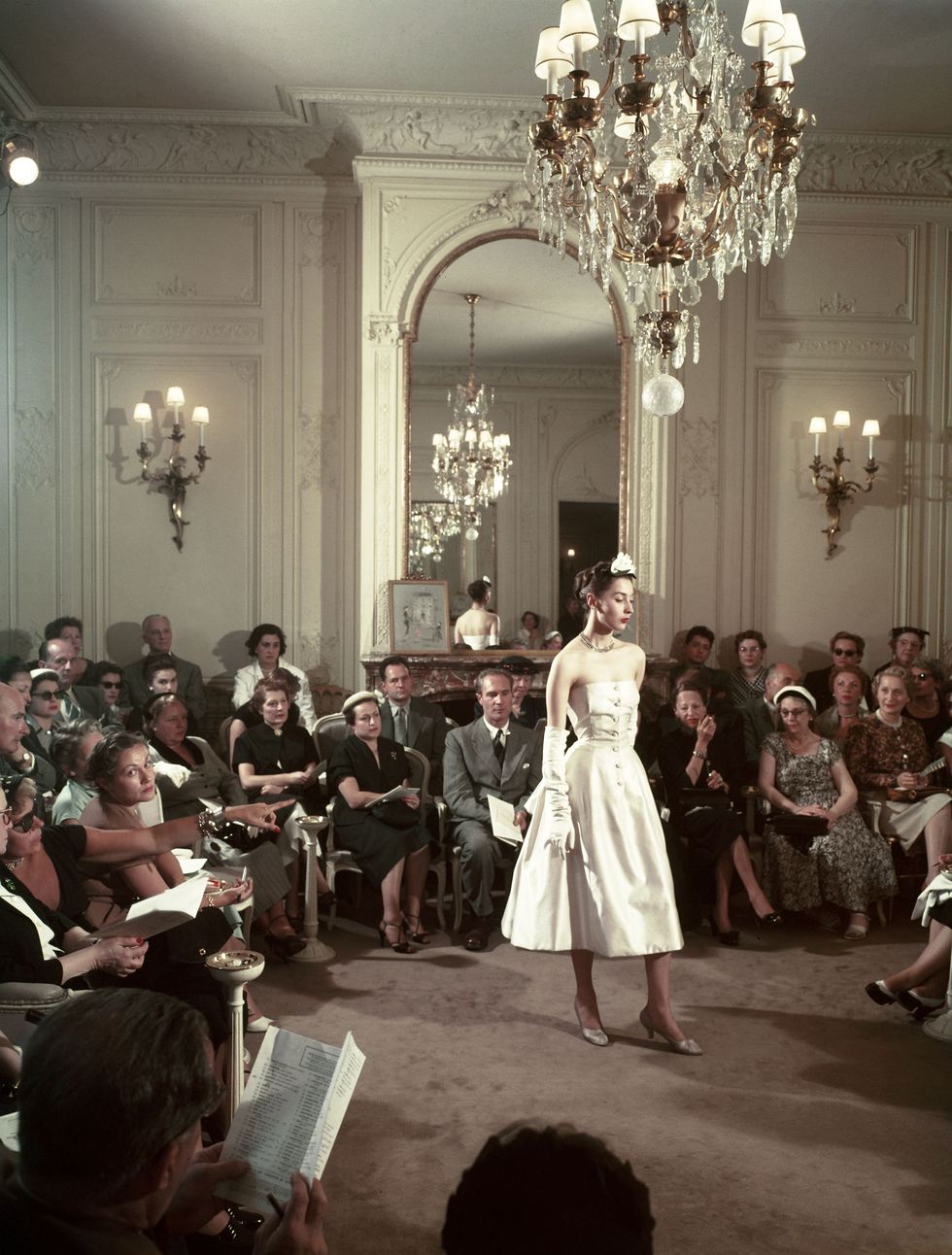 dior in france in the 1950s