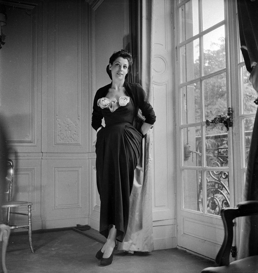 france 1947 denise duval, french opera singer, in a dress by christian dior may 1947 photo by roger viollet via getty imagesroger viollet via getty images