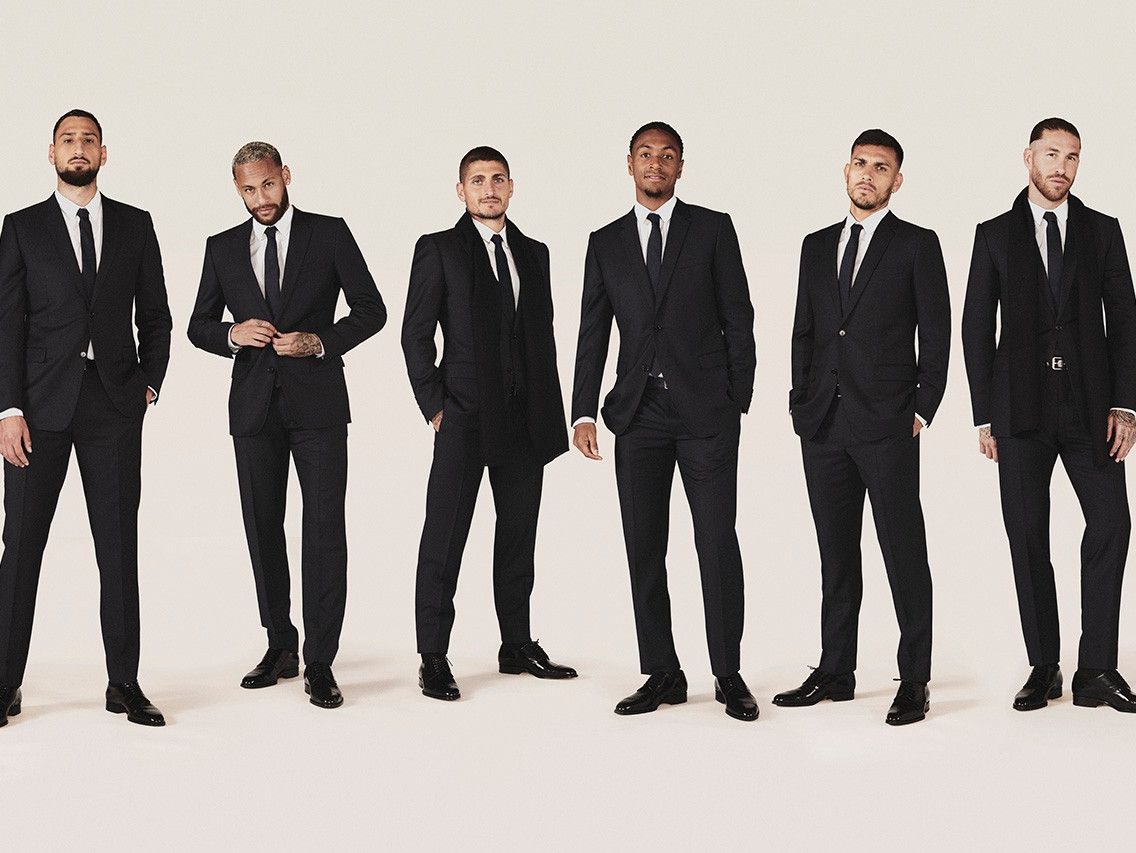 Dior, Ramos and Neymar Couldn't Be Any Clearer: Get a Black Suit