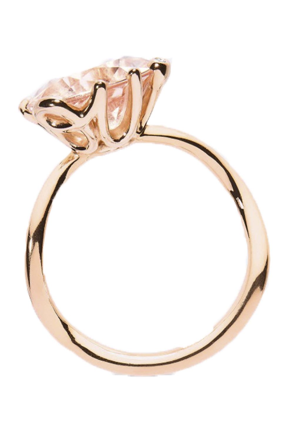 Dior pink engagement ring