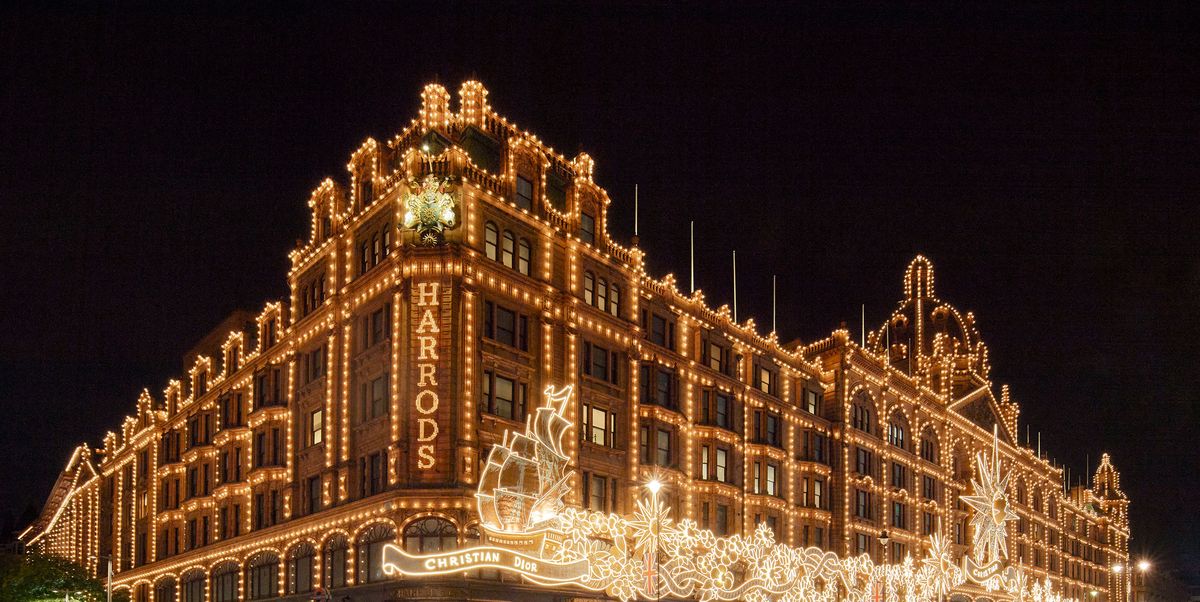 Harrods on X: HARRODS WRAPPED  This Christmas, we're thinking inside the  box. Our Knightsbridge store is wrapped in decorations galore, with window  takeovers from Tiffany & Co., Chanel, Dior and more.
