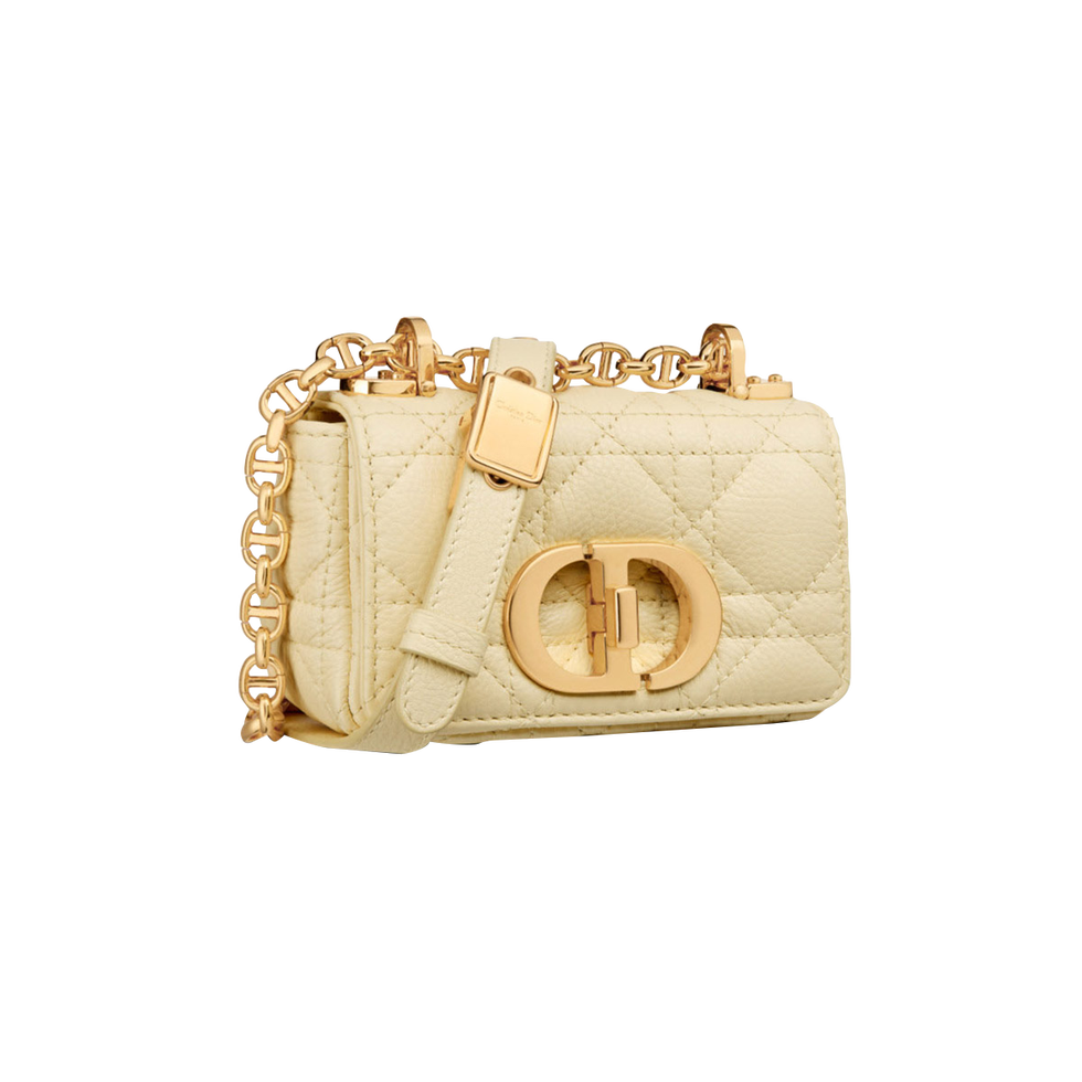 【春服に合わせたい淡いカラー♡】DIOR ミニバッグ DIOR | Lady Dior バッグ ミニ カナージュ ラムスキン
