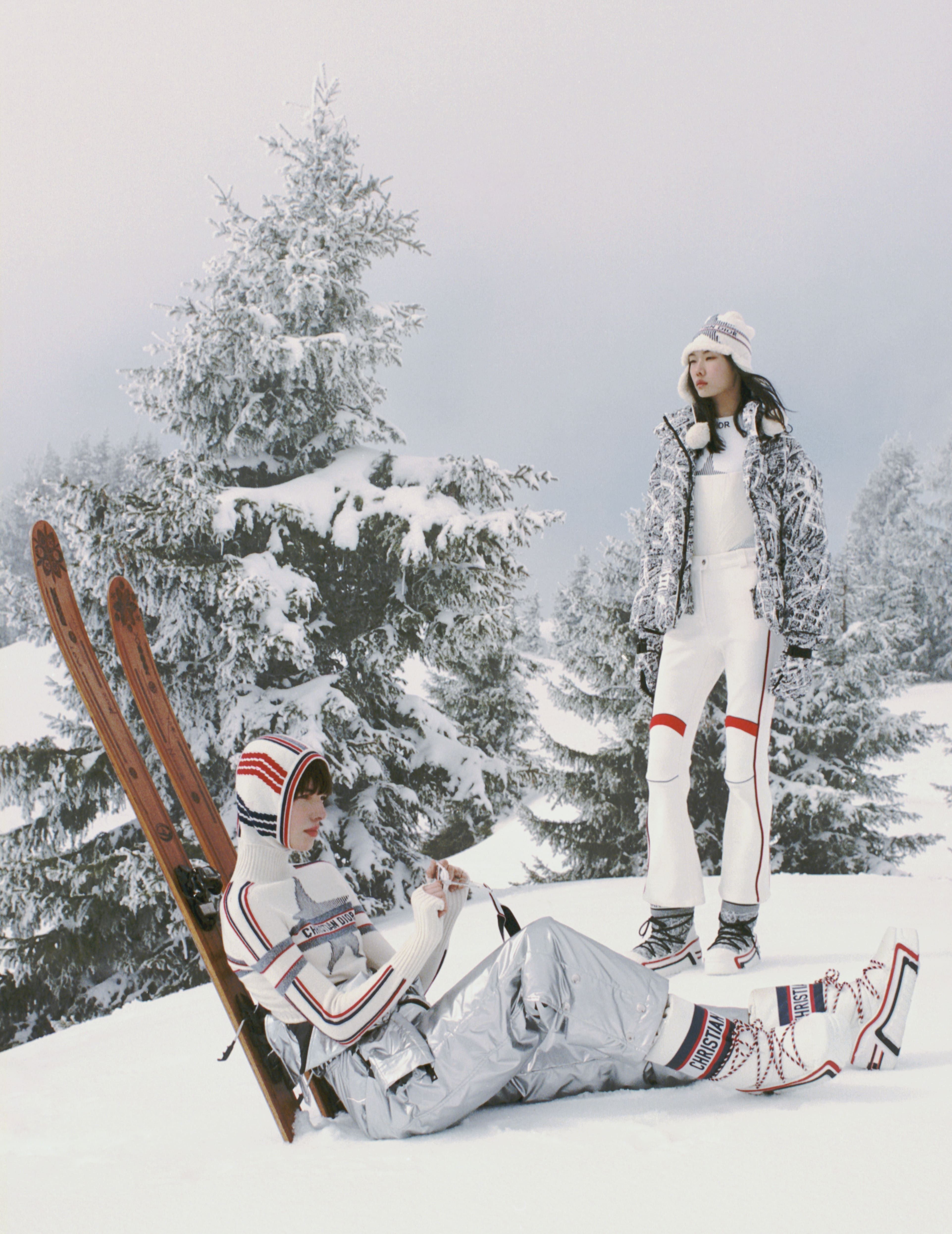 Pantalones de esquí rosas mujeres Vintage Pantalones de esquí