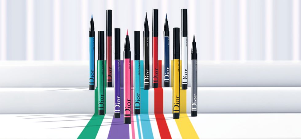 Product, Cosmetics, Eye, Material property, Eye liner, Writing implement, Colorfulness, 