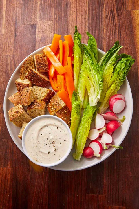 dip vegetariano