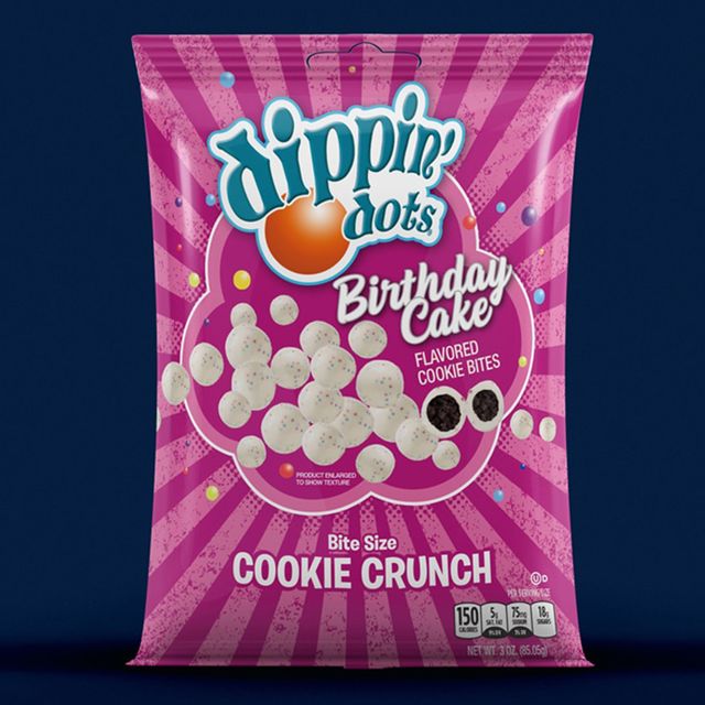 dippin' dots birthday cake cookie bites