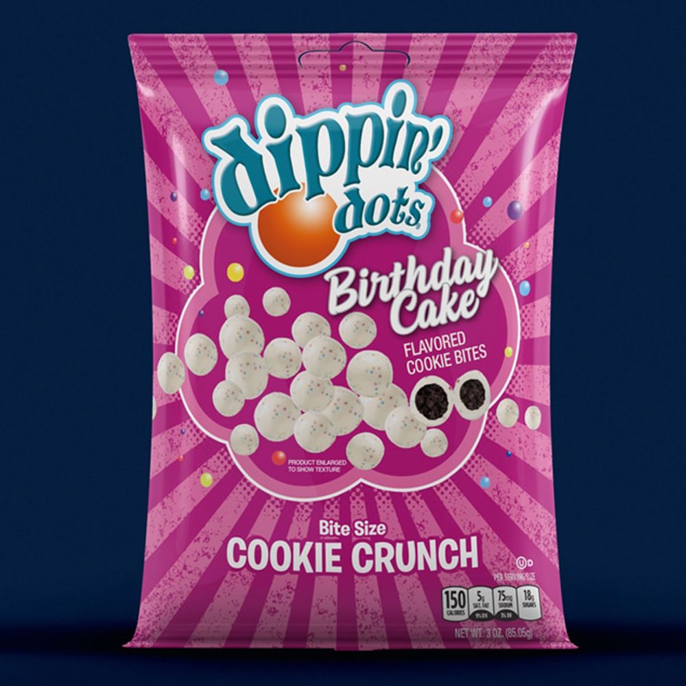 dippin' dots birthday cake cookie bites
