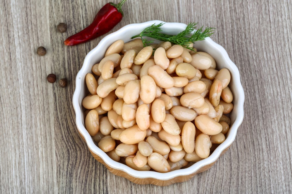 frijoles, judias blancas