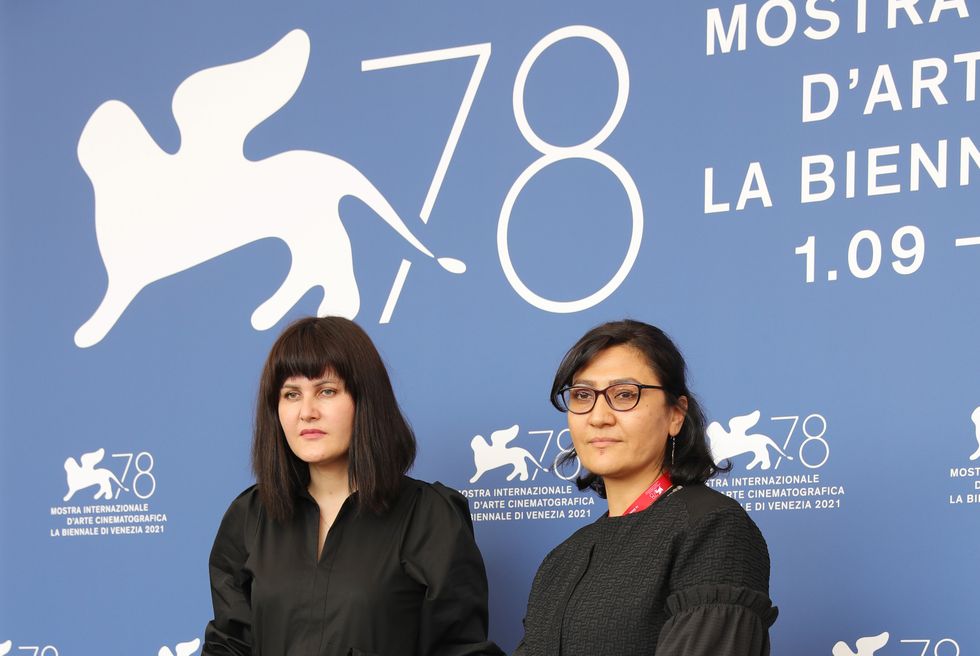 international panel on afghanistan and the situation of afghan filmmakers and artists photocall   the 78th venice international film festival
