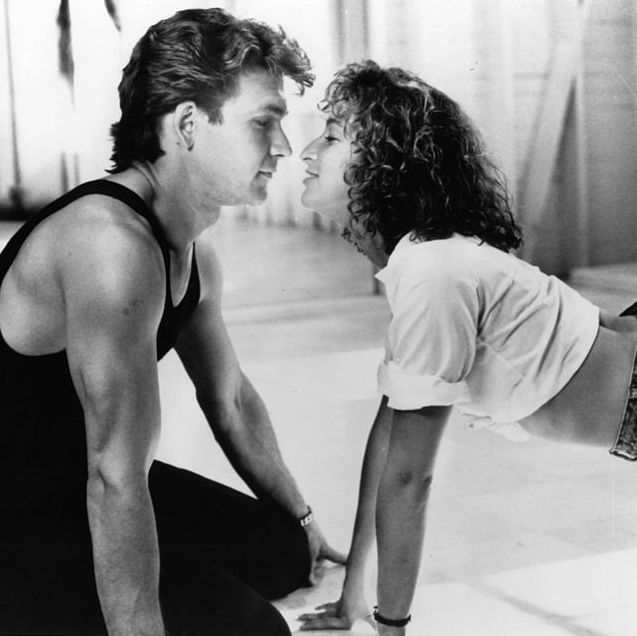 patrick swayze and jennifer grey in a scene from the film dirty dancing, 1987 photo by vestrongetty images