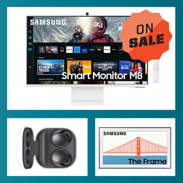 samsung tablet, smart monitor, watch, phone, frame tv, earbuds, on sale