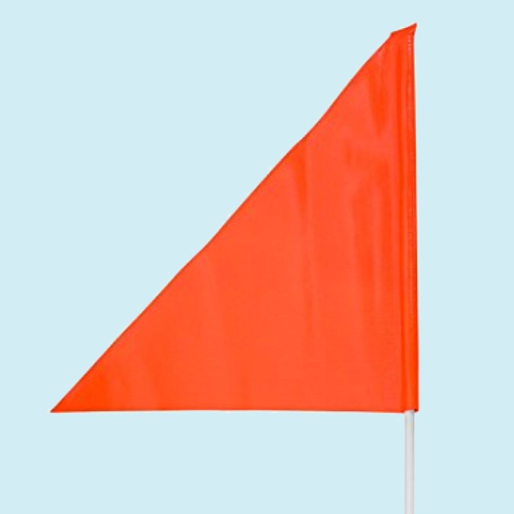 Flag, Orange, Red, Red flag, Triangle, 