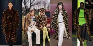 los abrigos de leopardo están de moda