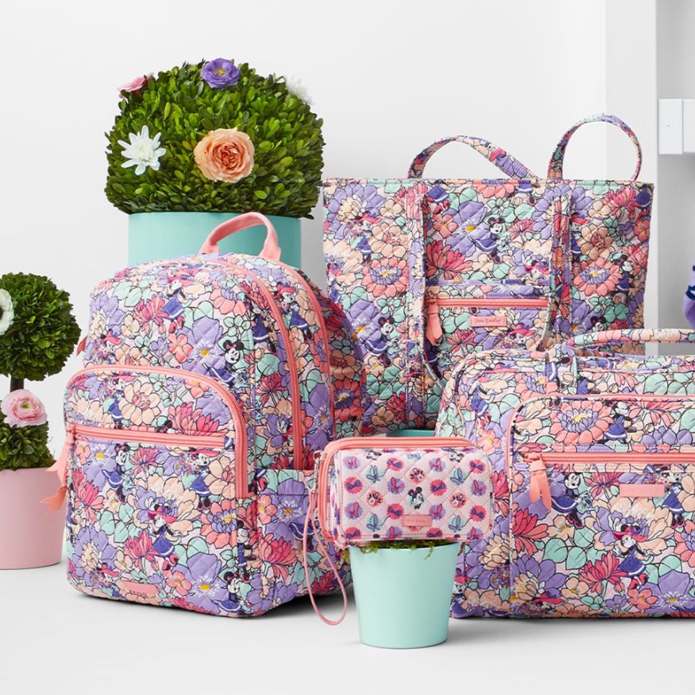 Vera Bradley Just Released a Minnie Mouse Garden Party Collection for Disney  Fans
