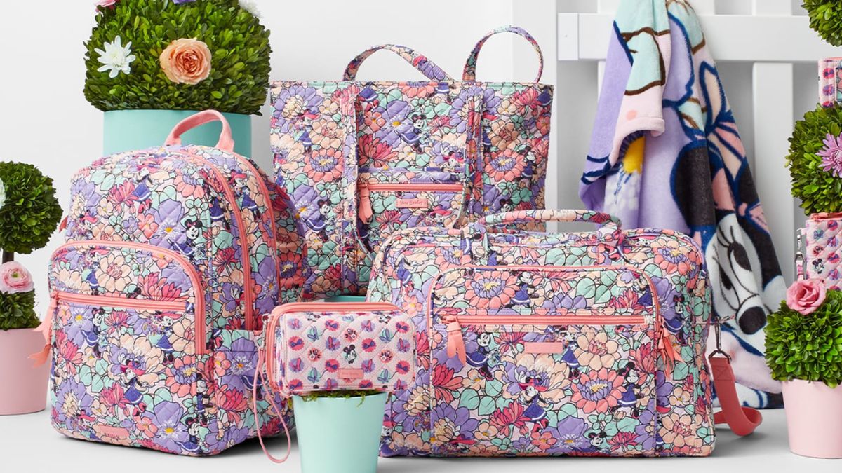 Vera Bradley Just Released a Minnie Mouse Garden Party Collection for  Disney Fans