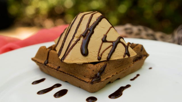 disney chocolate waffles