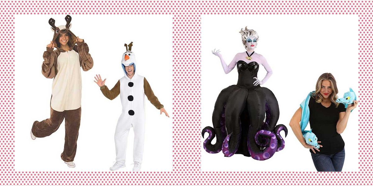 disney couples costumes sven and olaf and ursela and flotsam and jetsam