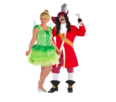 disney couples costumes tinkerbell captain hook
