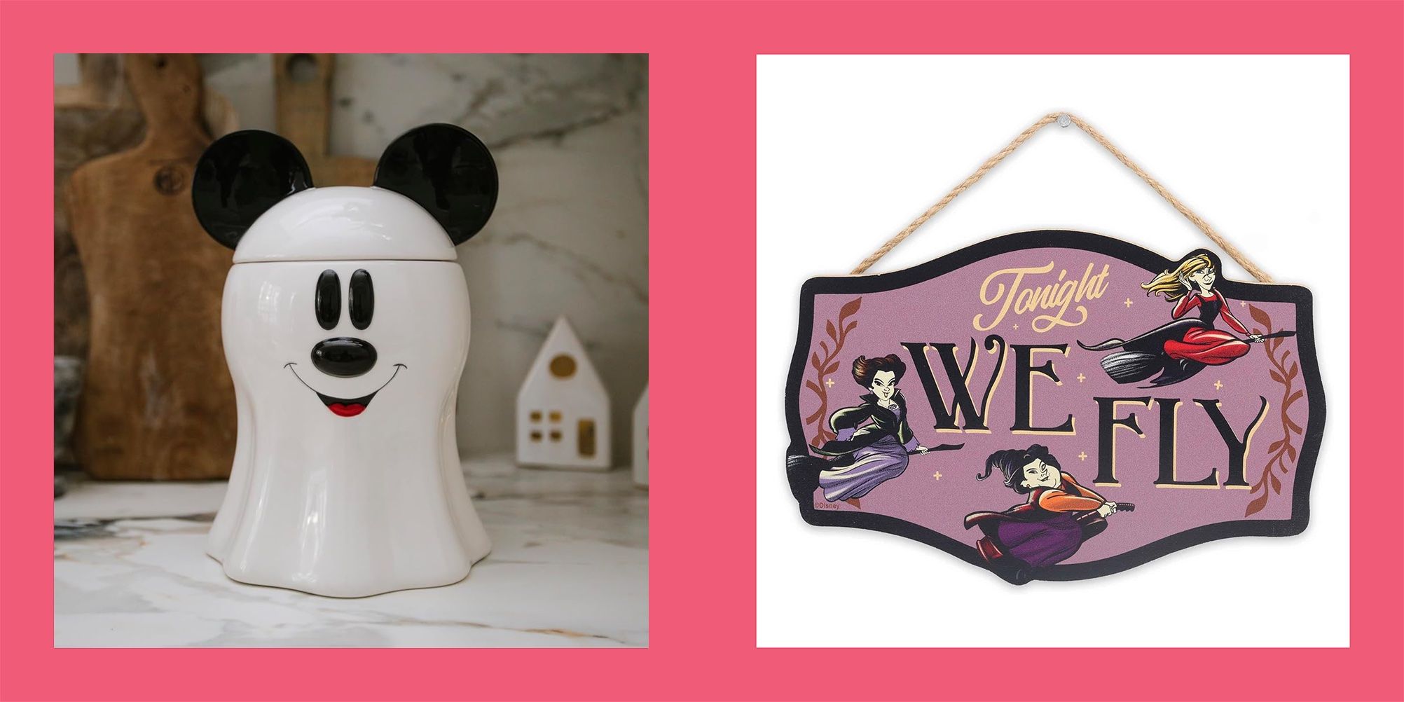 Mickey Ghost Cookie orders Jar & Mickey & Minni Ghost Mugs Set