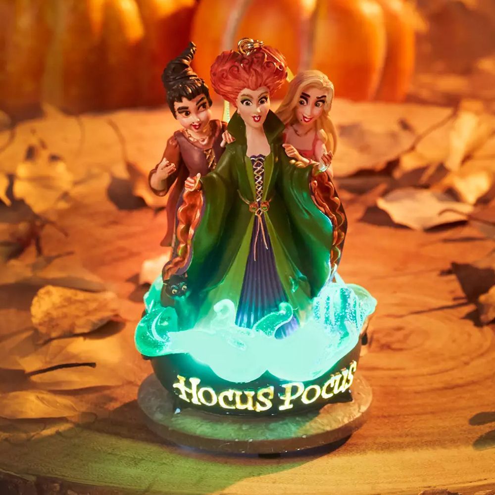 disney hocus pocus light up sound living magic sketchbook ornament