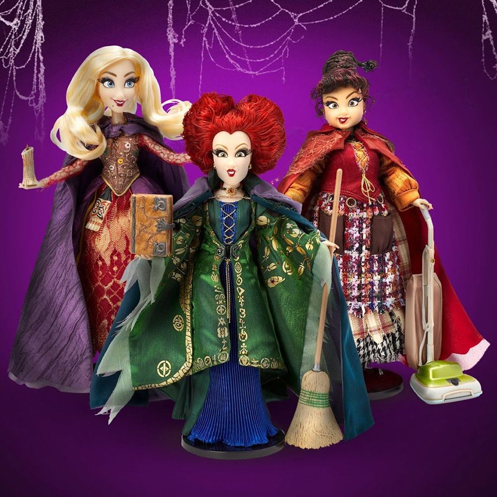 disney hocus pocus winifred, sarah, and mary sanderson sisters dolls