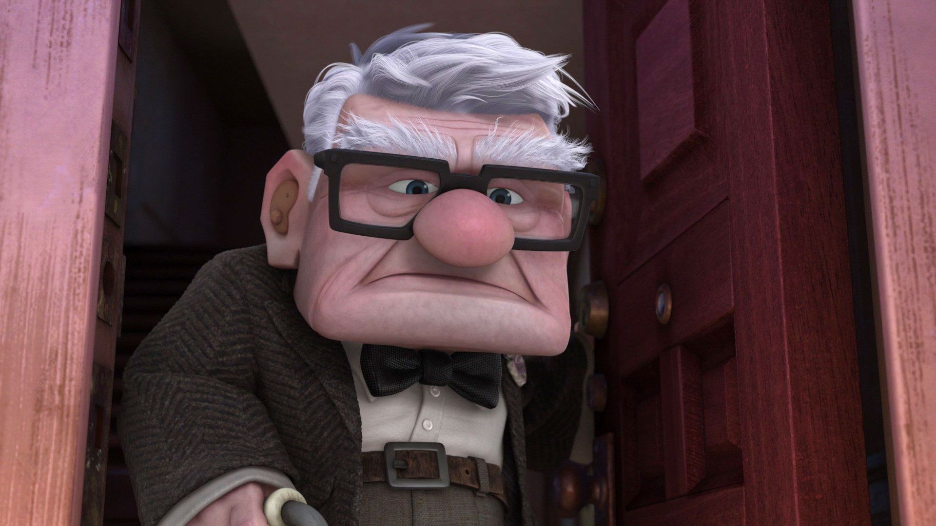 old man cartoon character disney